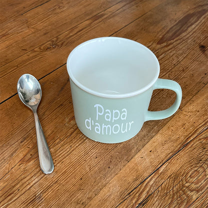 Tasse message céramique - Papa d'amour