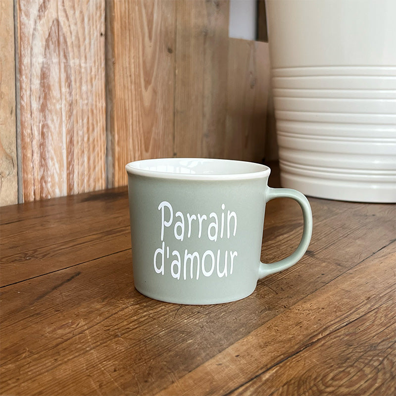 Tasse message céramique - Parrain d'amour