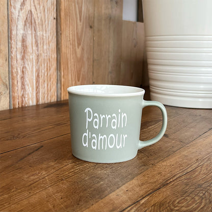 Tasse message céramique - Parrain d'amour