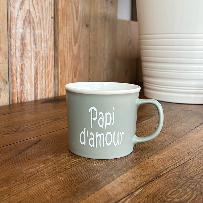 Tasse message céramique - Papi d'amour