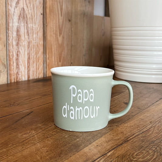 Tasse message céramique - Papa d'amour