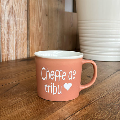 Tasse message céramique - Cheffe de tribu