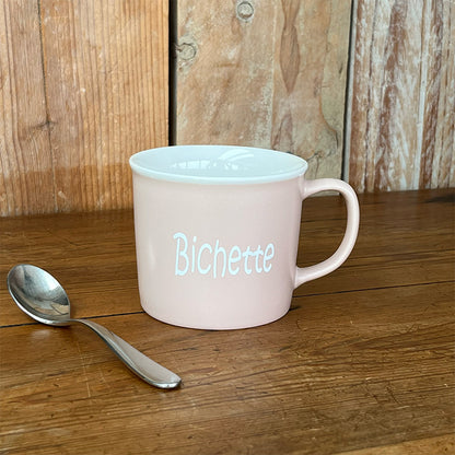 Tasse message céramique - Bichette