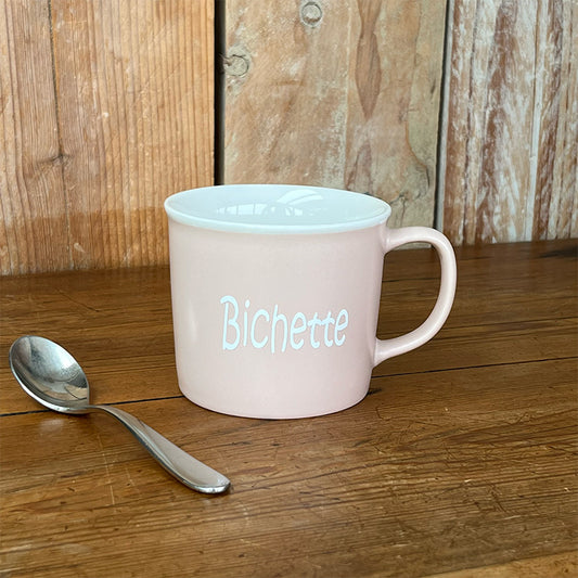 Tasse message céramique - Bichette
