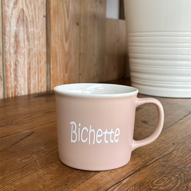 Tasse message céramique - Bichette