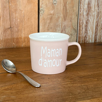 Tasse message céramique - Maman d'amour