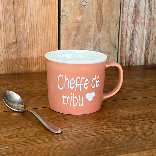 Tasse message céramique - Cheffe de tribu