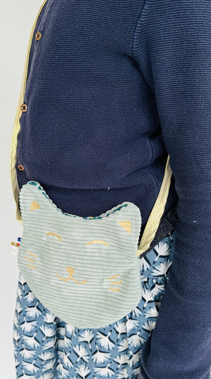 Sac chat "vert d'eau"