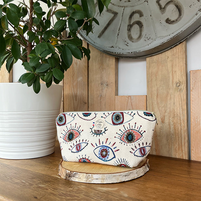 Trousse de toilette imperméable - Jacquard Cyclope