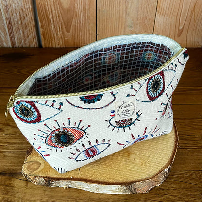 Trousse de toilette imperméable - Jacquard Cyclope