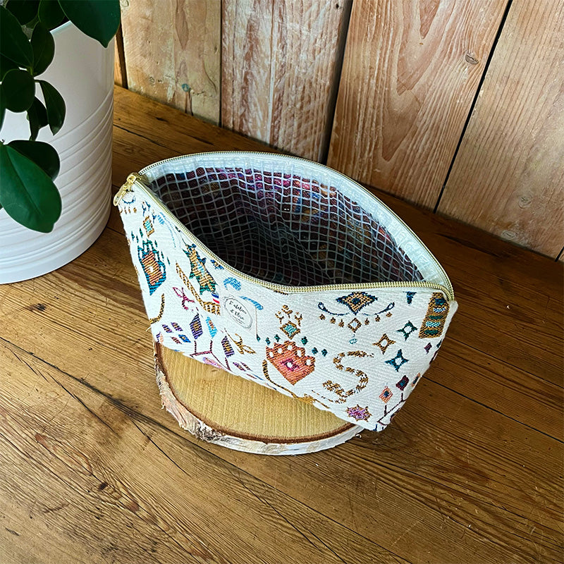 Trousse de toilette imperméable - Jacquard Tibet